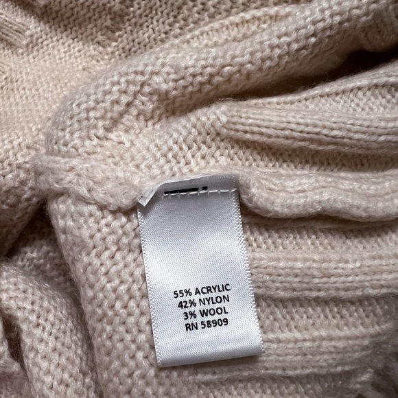 CHELSEA & VIOLET Western Fringe Boho Dusty Rose Belted Long Cardigan Sz S - Picture 5 of 6